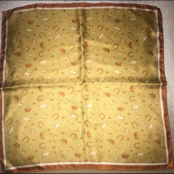 Stick & Ball  Exclusive Polo Silk Scarf NWT - Picture 7 of 13